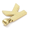 Ion Plating(IP) 316L Surgical Stainless Steel Pendants STAS-Q247-01G-11-3