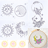 A4 Non-woven Fabrics Water-soluble Embroidery Aid Drawing Sketch DIY-WH0541-001-1