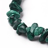 Natural Malachite Chip Beads Stretch Bracelets BJEW-JB05765-04-2