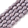 Opaque Solid Color Beads Strands EGLA-N013-P6mm-D09-1