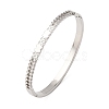 304 Stainless Steel Micro Pave Cubic Zirconia Hinged Bangles for Women BJEW-Z146-03P-2
