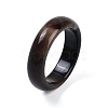 Dyed & Heated Natural Striped Agate/Banded Agate Finger Rings for Women RJEW-Z075-02Y-2