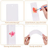 50Pcs Rectangle Paper Blank Card DIY-WH0591-322A-4