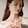 100Pcs ABS Plastic Imitation Pearl Pendants SACR-BM0001-01-6
