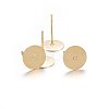 304 Stainless Steel Stud Earring Findings STAS-P210-45G-02-1