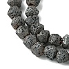 Natural Lava Rock Beads Strands G-H020-O02-01-3