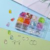 DIY 40Pairs Bear Transparent Resin Earrings Kits DIY-LS0001-02-4