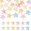 20Pcs UV Plating Transparent Acrylic Beads MACR-TA0002-79-1