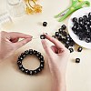 20Pcs Black Cube Letter Silicone Beads 12x12x12mm Square Dice Alphabet Beads with 2mm Hole Spacer Loose Letter Beads for Bracelet Necklace Jewelry Making JX433K-4