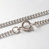 Iron Twisted Chain Necklaces NJEW-JN01046-01-2