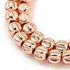 Electroplated Synthetic Non-magnetic Hematite Beads Strands G-C136-D01-02-3