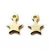 Brass Charms X-KK-H739-01A-G-1