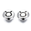 Tibetan Style Alloy Beads TIBEB-Q090-05-2