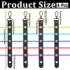 4Pcs Alloy Leather Threader AJEW-CL0005-55B-2