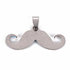 201 Stainless Steel Enamel Pendants STAS-S110-075E-2