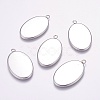 Tarnish Resistant 304 Stainless Steel Pendant Cabochon Settings STAS-E144-075P-2