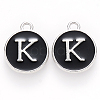 Initial Letter A~Z Alphabet Enamel Charms ENAM-YW0002-01-05P-4