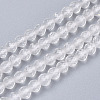 Natural Quartz Crystal Beads Strands X-G-D166-B-3mm-2