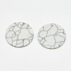 Synthetic Turquoise Pendants X-TURQ-S290-66B-2