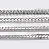 Tarnish Resistant 304 Stainless Steel Flat Snake Chains CHS-K007-10A-1