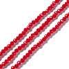 Faceted(32 Facets) Glass Beads Strands EGLA-J042-35A-05-1