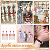108Pcs 9 Styles Schima Wood Beads WOOD-AR0001-51-5