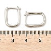Brass Huggie Hoop Earrings EJEW-P189-01P-4