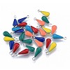 304 Stainless Steel Enamel Charms STAS-N092-178-1
