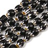 Handmade Millefiori Glass Oval Bead Strands LK-Z001-01A-04-1
