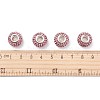 Grade A Rhinestone European Beads CPDL-H001-9-3