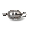 304 Stainless Steel Magnetic Clasps with Loops STAS-F365-04P-1