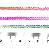 Transparent Painted Glass Beads Strands X-DGLA-A034-T2mm-A03-3
