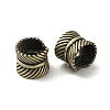 Tibetan Style Rack Plating Brass Bead KK-Q805-06AB-2