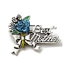 Mother's Day Tibetan Style Enamel Pins JEWB-H021-13AS-1