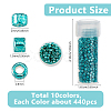 50G 10 Colors Cylinder Seed Beads SEED-DC0001-11-2