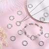 20Pcs Tibetan Style Alloy Linking Rings TIBE-SC0001-96-4