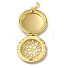 Rack Plating Brass Locket Pendants KK-G452-09G-4