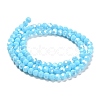 Opaque Glass Beads Stands EGLA-A035-P4mm-B08-2