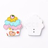 Cake 2-Hole Wooden Buttons BUTT-D049-02-2