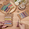 4Pcs 4 Colors Segment Dyed Jute Cord OCOR-SC0001-14-3