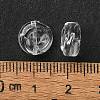 20Pcs Transparent Glass Beads GLAA-Q103-01D-3