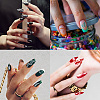 Stainless Steel DIY Nail Art Templates MRMJ-WH0092-001-7