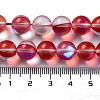 Synthetic Moonstone Beads Strands G-P528-J03-25-4