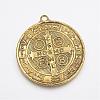 Tibetan Style Alloy Big Pendants TIBEP-A17171-AG-LF-3