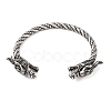 Viking 304 Stainless Steel Open Cuff Bangles for Men BJEW-U001-07D-G-2