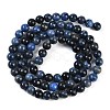 Natural Dumortierite Beads Strands G-G167-A06-4MM-3