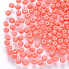 6/0 Baking Paint Glass Round Seed Beads SEED-S036-01C-12-1