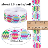 Easter Printed Polyester Grosgrain Ribbon OCOR-WH0077-79B-2