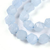 Dyed Natural White Jade Beads Strands G-T139-8mm-46H-4