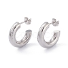 Tarnish Resistant 201 Stainless Steel Stud Earrings EJEW-F272-02A-P-1